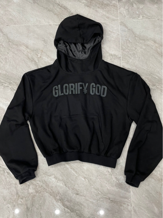 GLORIF¥ GOD Jet-Black Hoodie